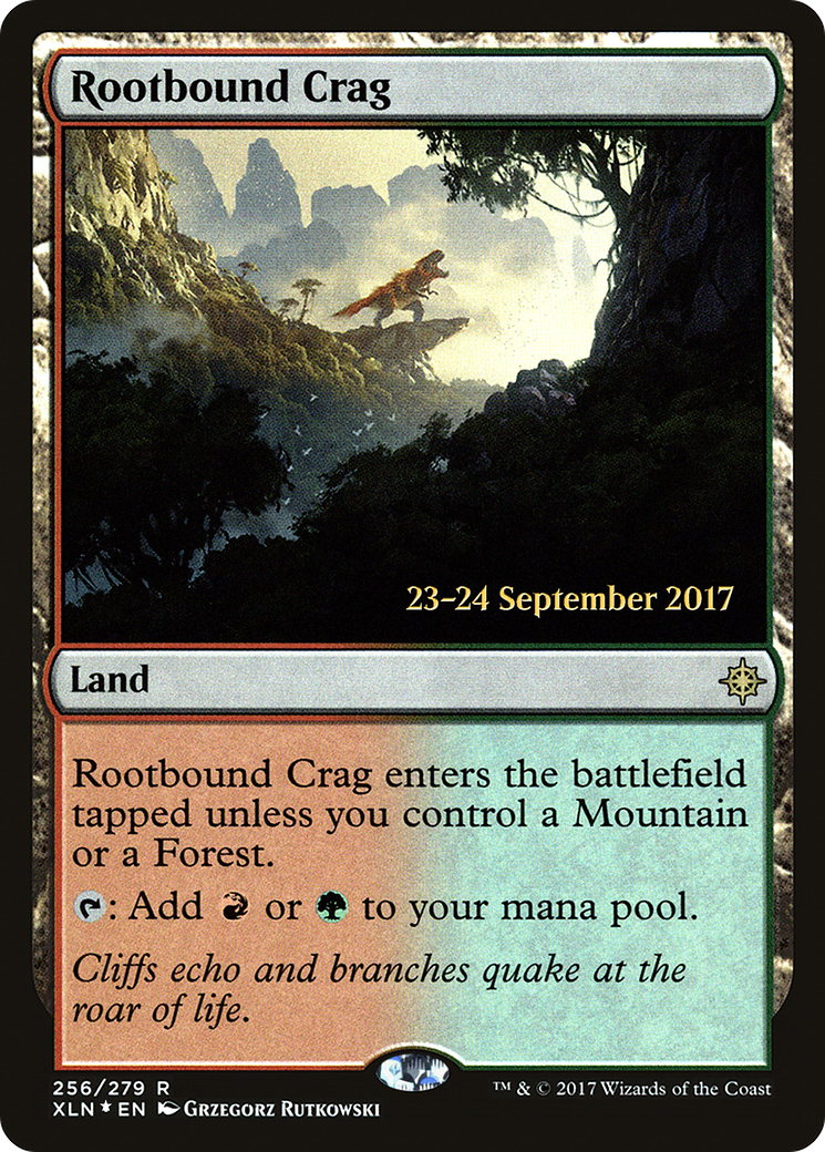 Rootbound Crag [Ixalan Prerelease Promos]-1