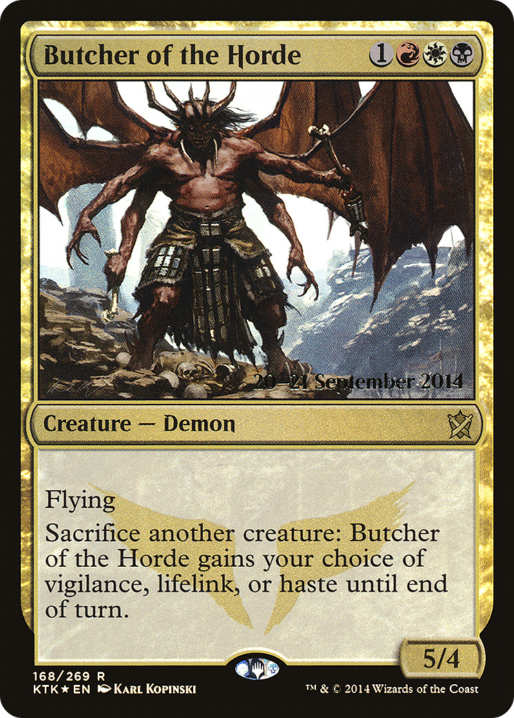 Butcher of the Horde [Khans of Tarkir Prerelease Promos]-1