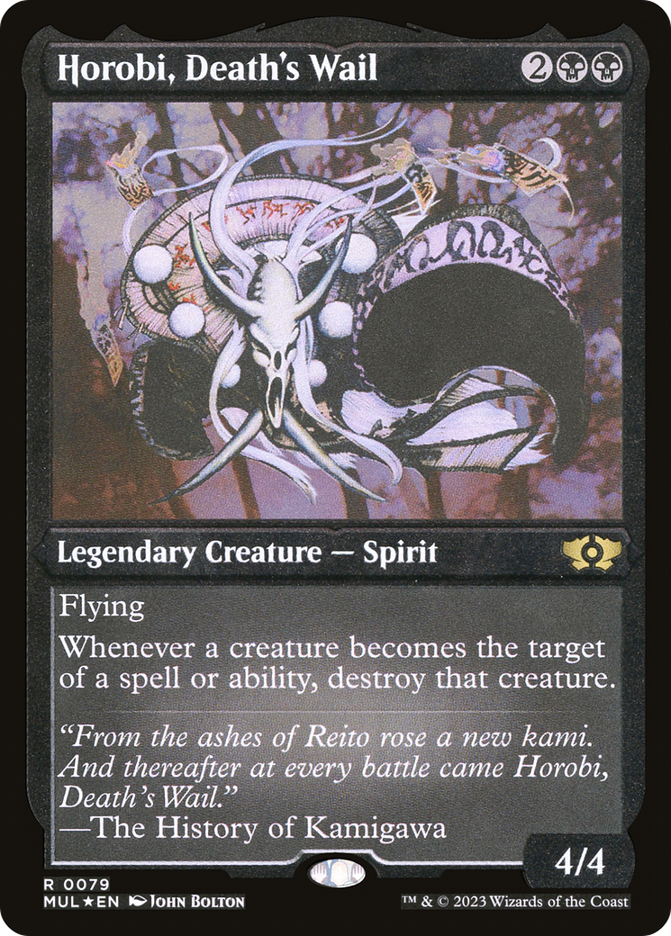 Horobi, Death's Wail (Foil Etched) [Multiverse Legends]-1