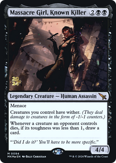 Massacre Girl, Known Killer [Murders at Karlov Manor Prerelease Promos]-1