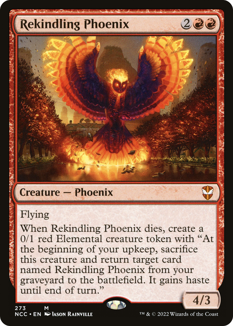 Rekindling Phoenix [Streets of New Capenna Commander]-1