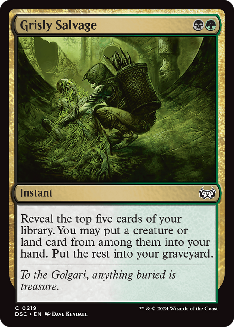 Grisly Salvage [Duskmourn: House of Horror Commander]-1