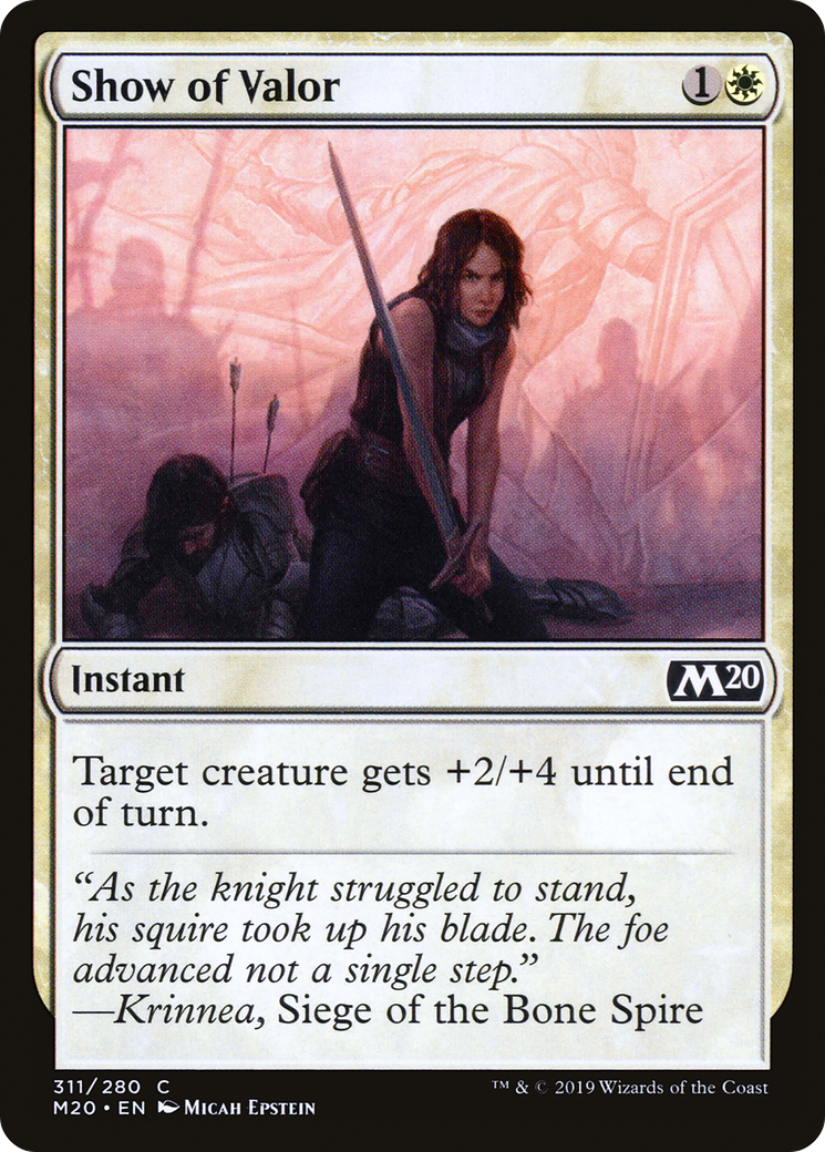 Show of Valor [Core Set 2020]-1