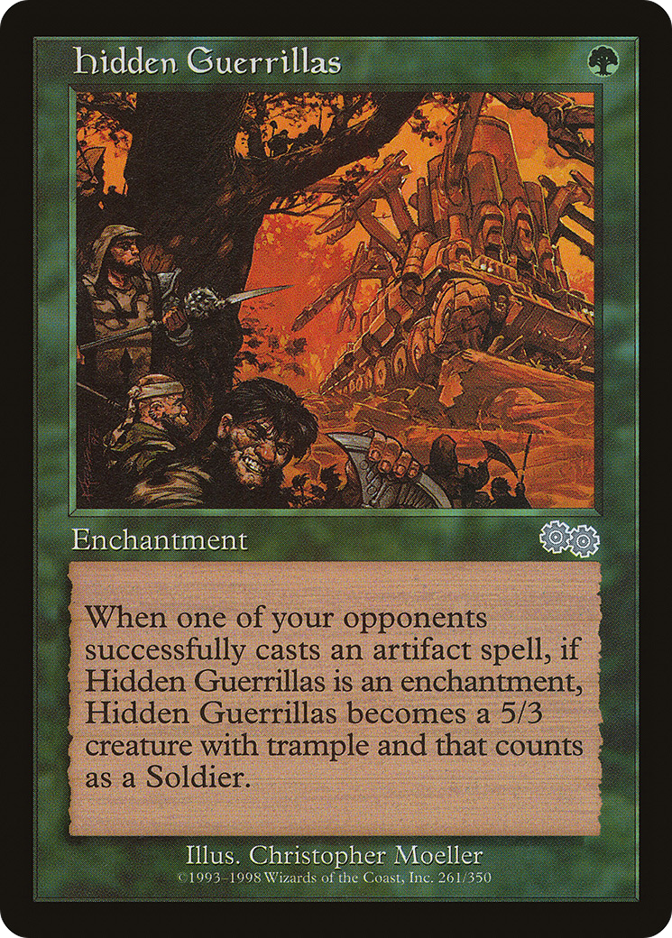 Hidden Guerrillas [Urza's Saga]-1