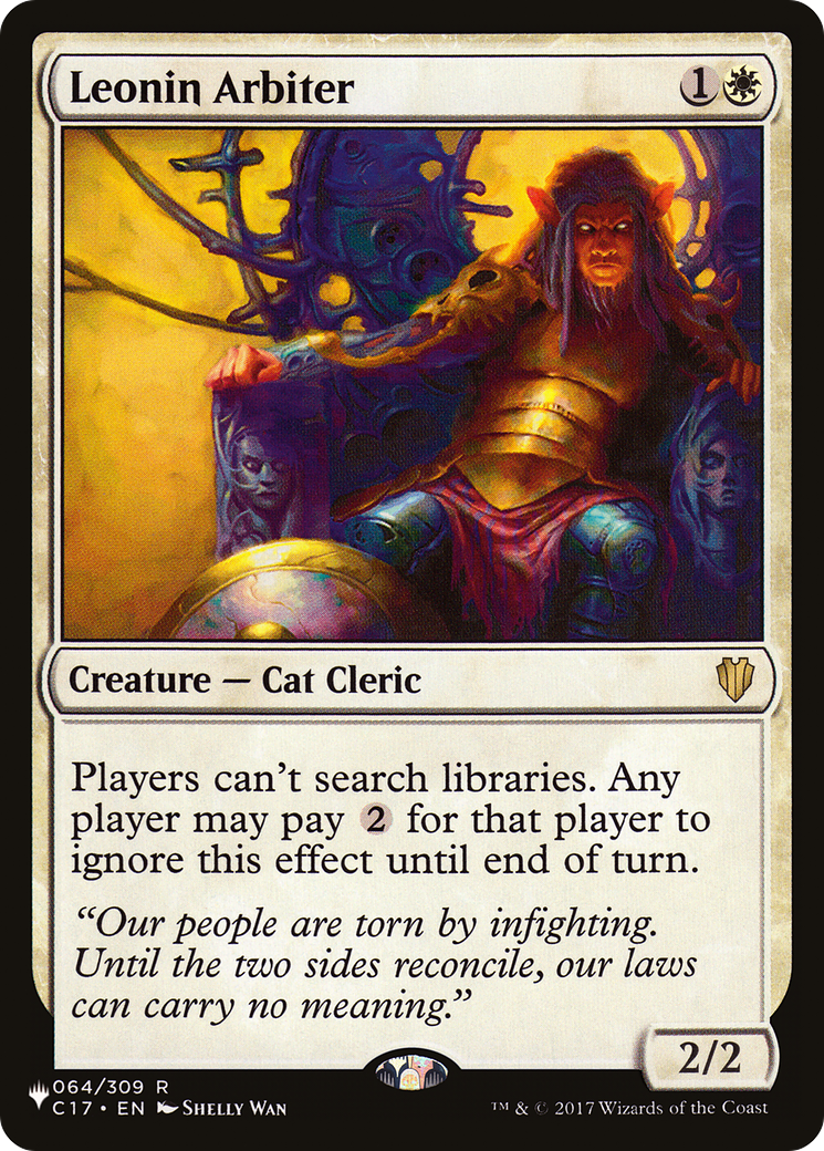Leonin Arbiter [The List]-1