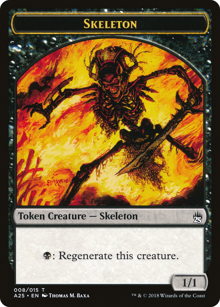 Skeleton Token [Masters 25 Tokens]-1