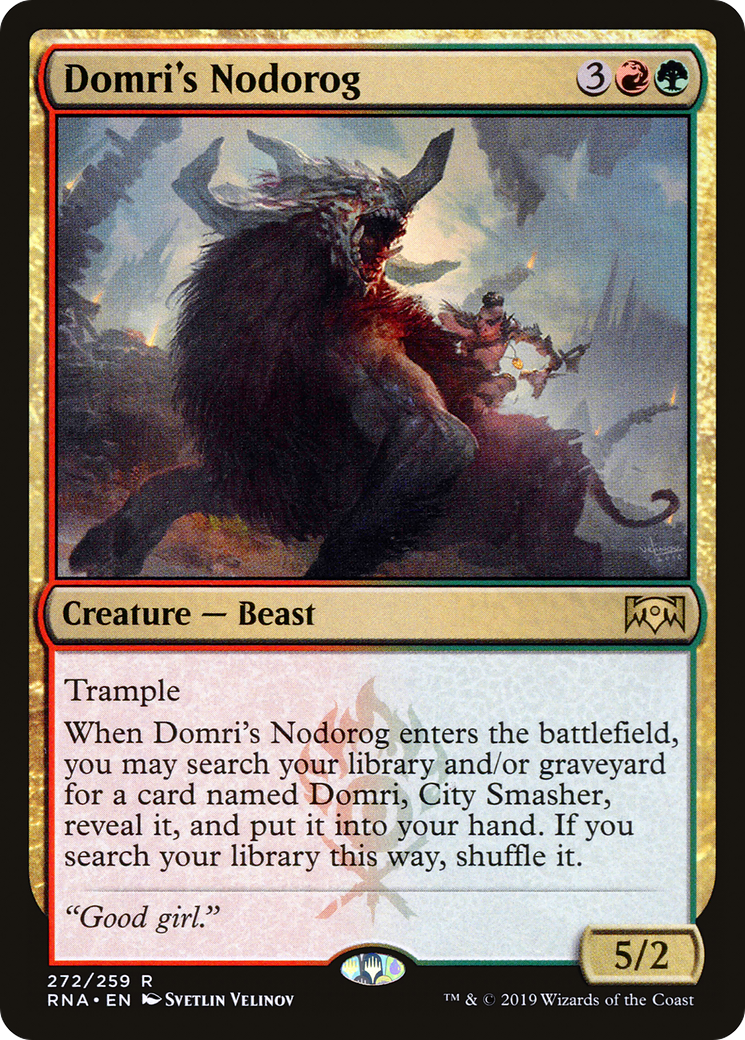 Domri's Nodorog [Ravnica Allegiance]-1