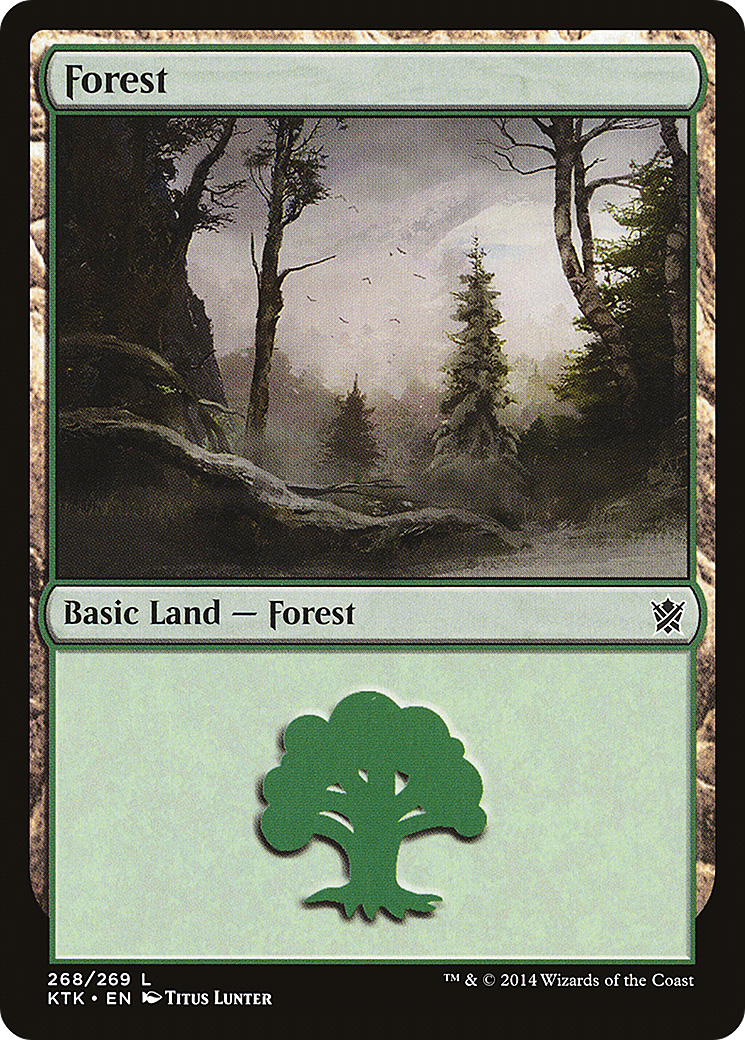 Forest (268) [Khans of Tarkir]-1