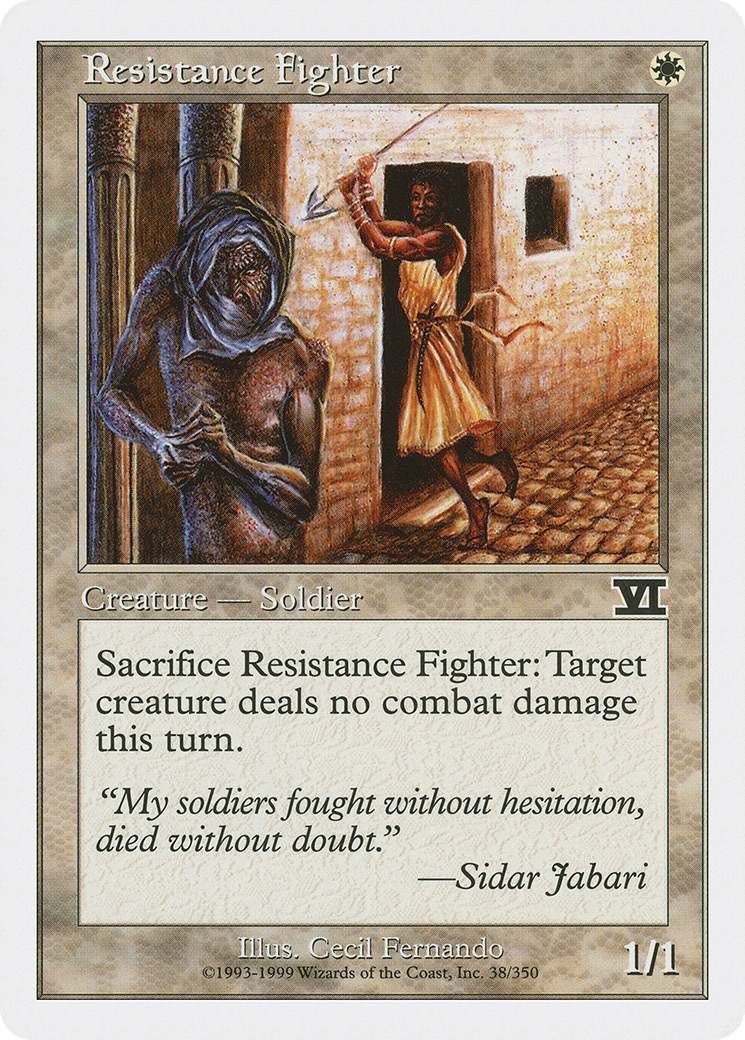 Resistance Fighter [Classic Sixth Edition]-1