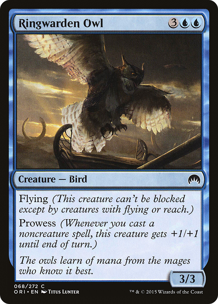 Ringwarden Owl [Magic Origins]-1