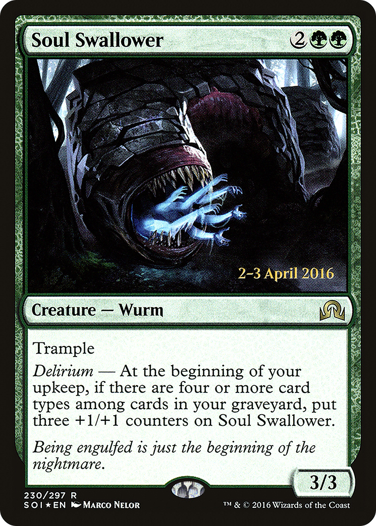 Soul Swallower [Shadows over Innistrad Prerelease Promos]-1
