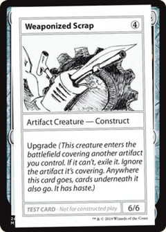 Weaponized Scrap (2021 Edition) [Mystery Booster Playtest Cards]-1