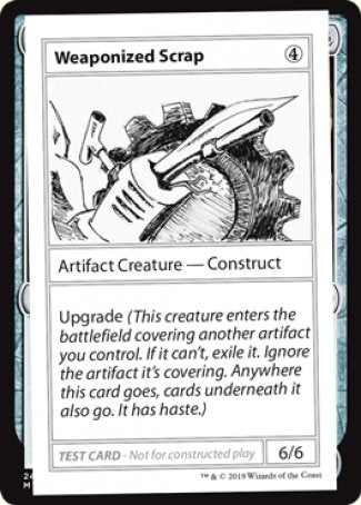 Weaponized Scrap (2021 Edition) [Mystery Booster Playtest Cards]-1
