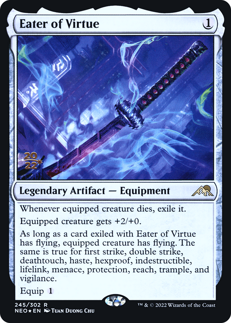 Eater of Virtue [Kamigawa: Neon Dynasty Prerelease Promos]-1
