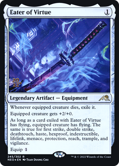 Eater of Virtue [Kamigawa: Neon Dynasty Prerelease Promos]-1