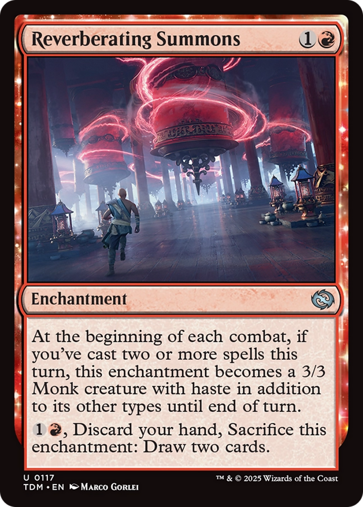 Reverberating Summons [Tarkir: Dragonstorm]-1