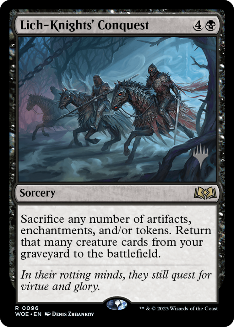 Lich-Knights' Conquest (Promo Pack) [Wilds of Eldraine Promos]-1