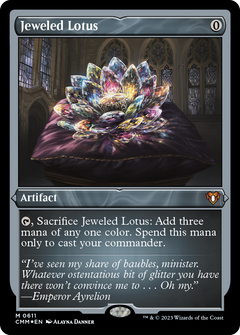 Jeweled Lotus (CMM-611) - Commander Masters Etched Foil-1
