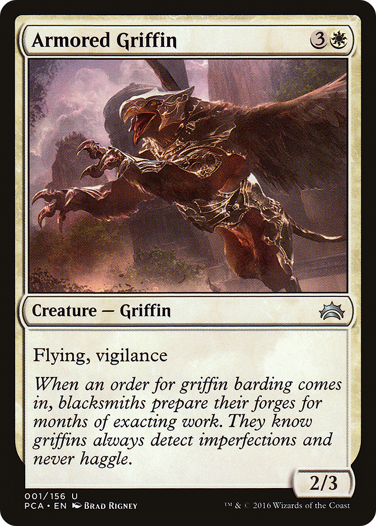 Armored Griffin [Planechase Anthology]-1