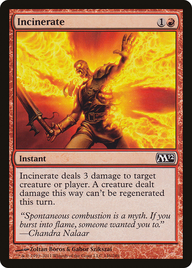 Incinerate [Magic 2012]-1