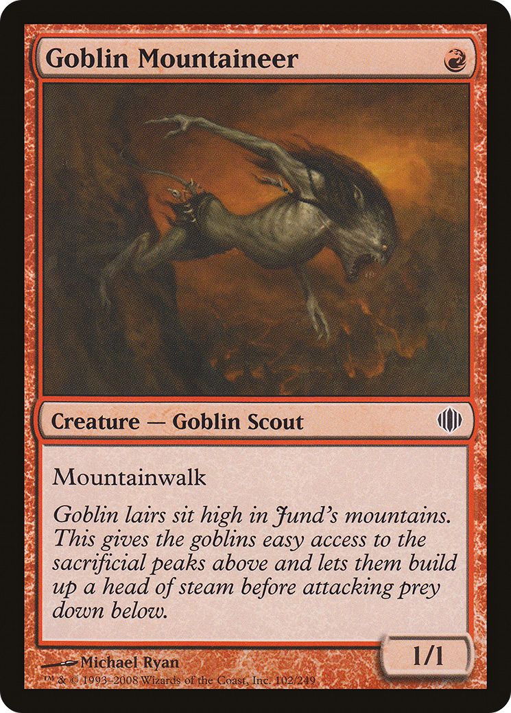 Goblin Mountaineer [Shards of Alara]-1