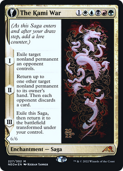 The Kami War // O-Kagachi Made Manifest [Kamigawa: Neon Dynasty Prerelease Promos]-3