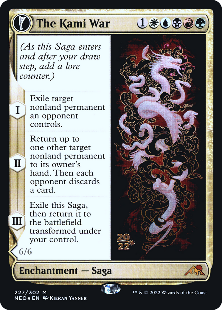The Kami War // O-Kagachi Made Manifest [Kamigawa: Neon Dynasty Prerelease Promos]-3