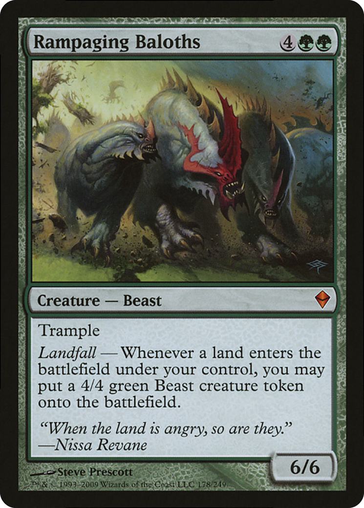 Rampaging Baloths (P09-178) - Magic Player Rewards 2009-1