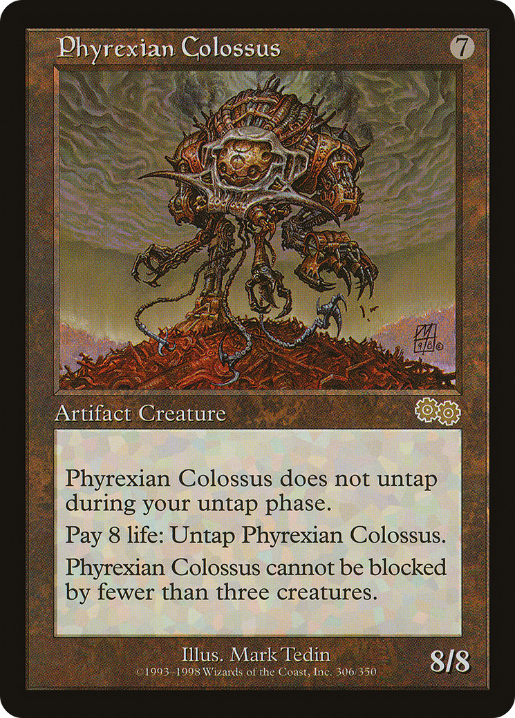 Phyrexian Colossus [Urza's Saga]-1