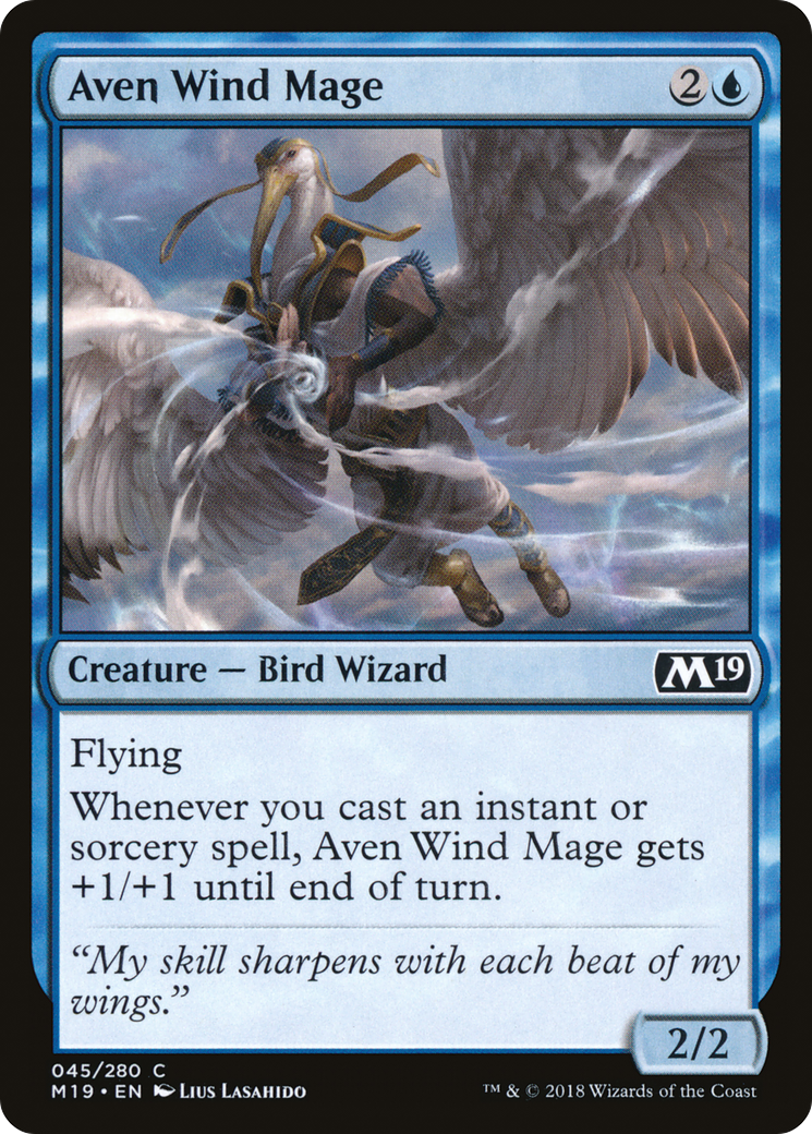 Aven Wind Mage [Core Set 2019]-1