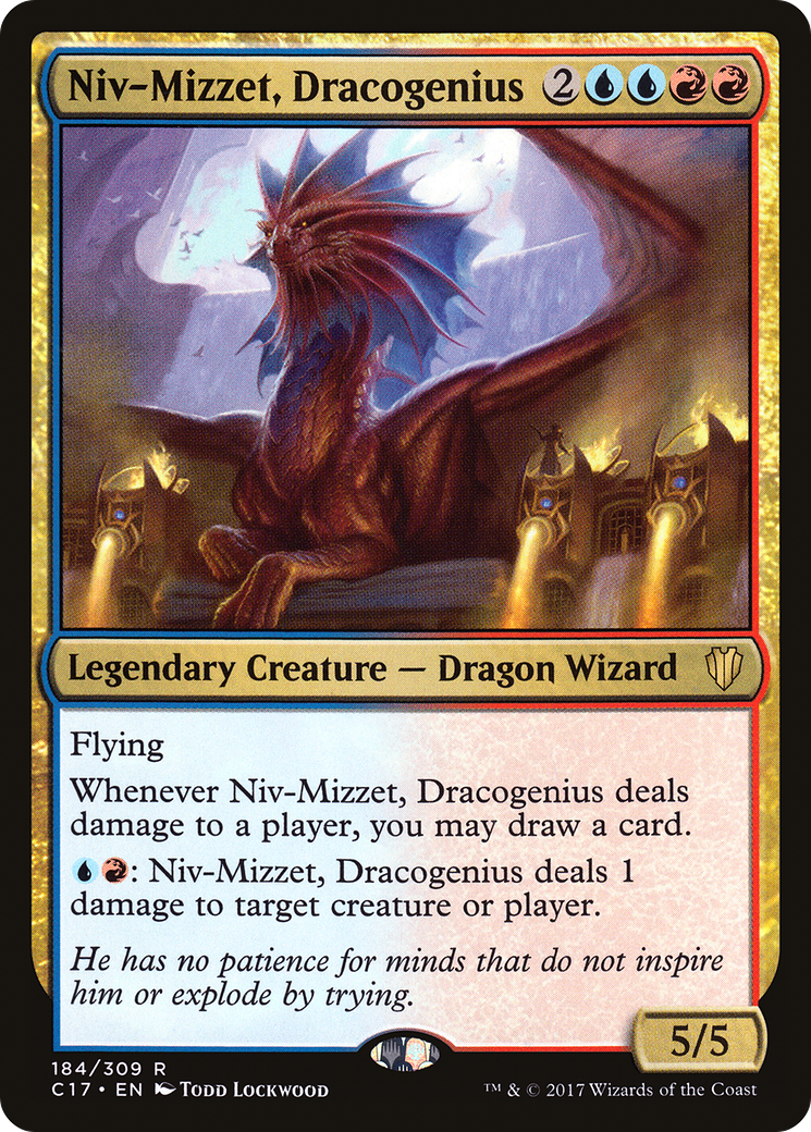 Niv-Mizzet, Dracogenius [Commander 2017]-1