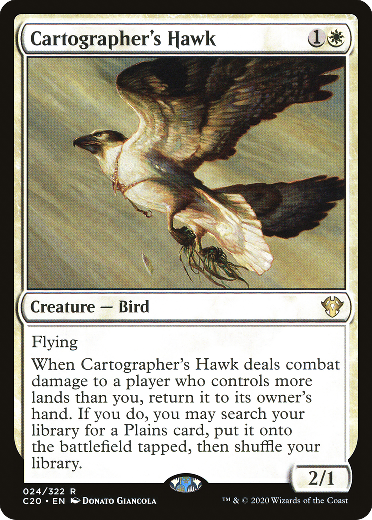 Cartographer's Hawk [Commander 2020]-1