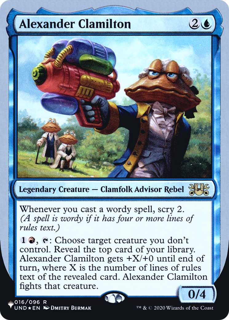 Alexander Clamilton (Unfinity Foil Edition) [The List]-1