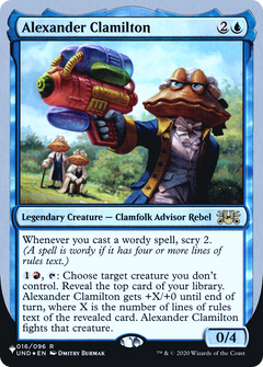 Alexander Clamilton (Unfinity Foil Edition) [The List]-1