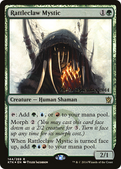 Rattleclaw Mystic [Khans of Tarkir Prerelease Promos]-1