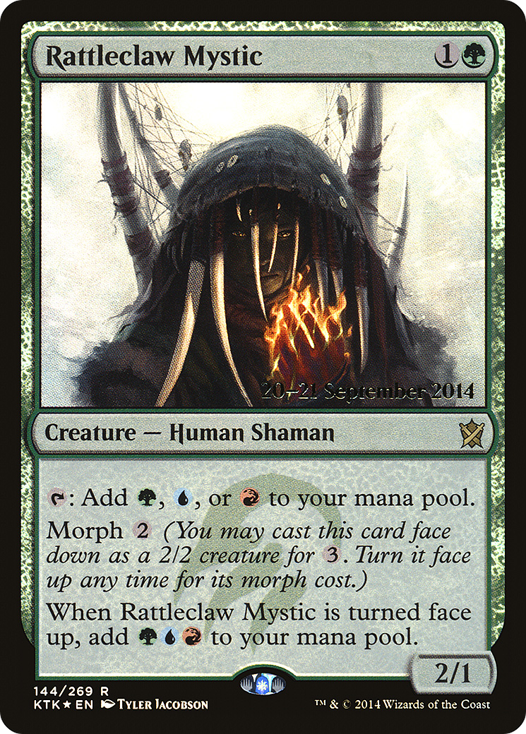 Rattleclaw Mystic [Khans of Tarkir Prerelease Promos]-1