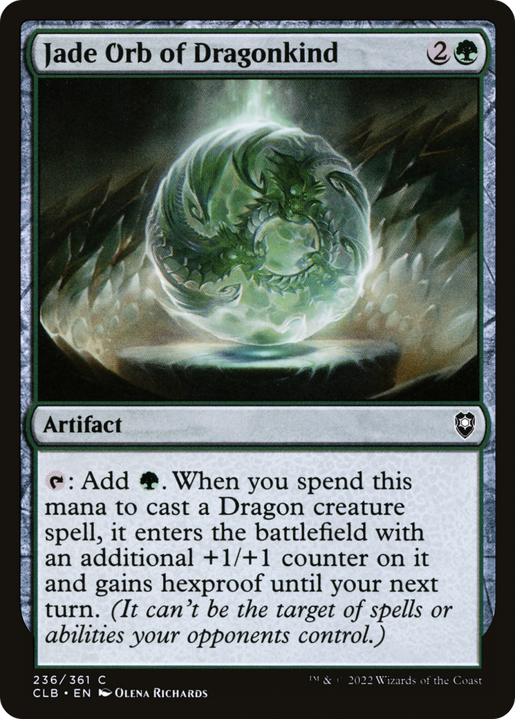 Jade Orb of Dragonkind [Commander Legends: Battle for Baldur's Gate]-1