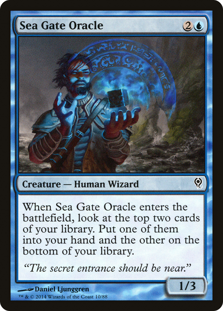 Sea Gate Oracle [Duel Decks: Jace vs. Vraska]-1