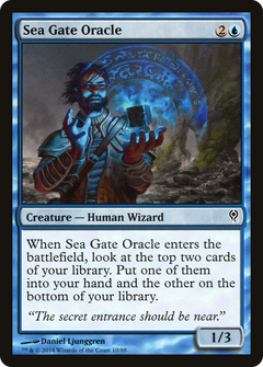Sea Gate Oracle [Duel Decks: Jace vs. Vraska]-1