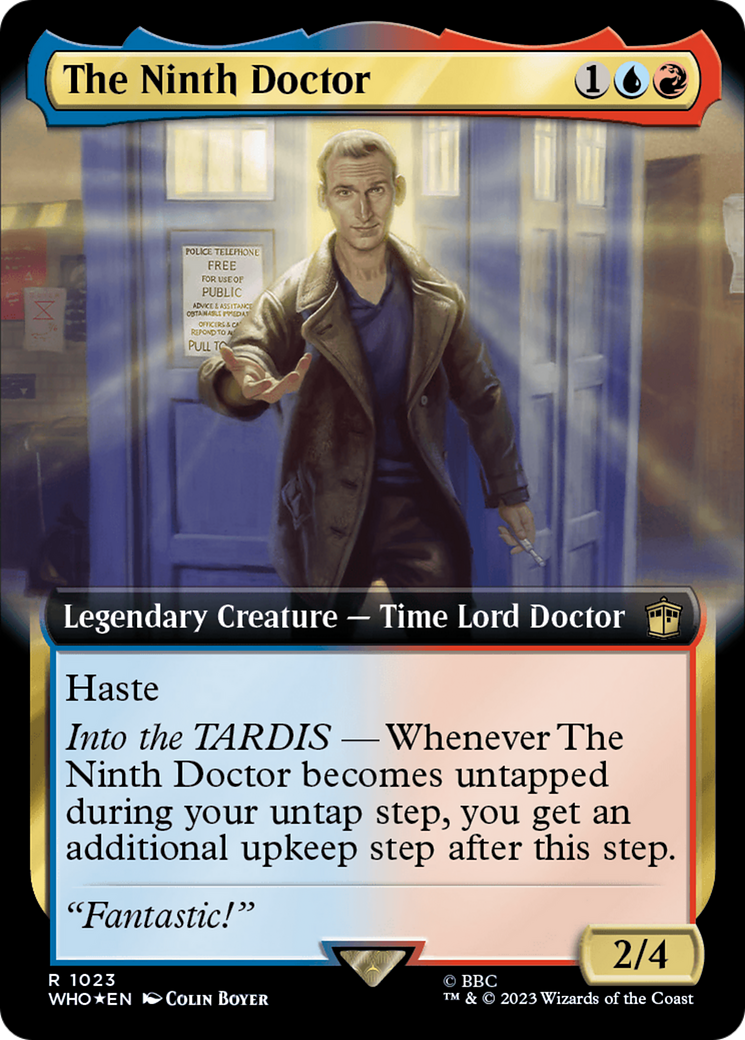 The Ninth Doctor (Extended Art) (Surge Foil) [Doctor Who]-1