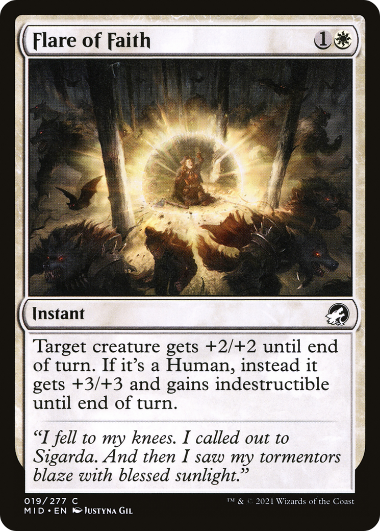 Flare of Faith [Innistrad: Midnight Hunt]-1