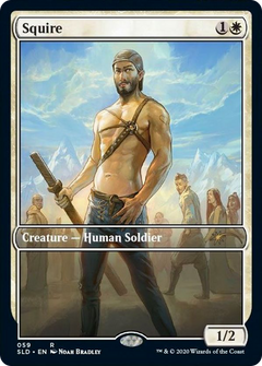 Squire (SLD-059) - Secret Lair Drop: (Full Art) Foil-1