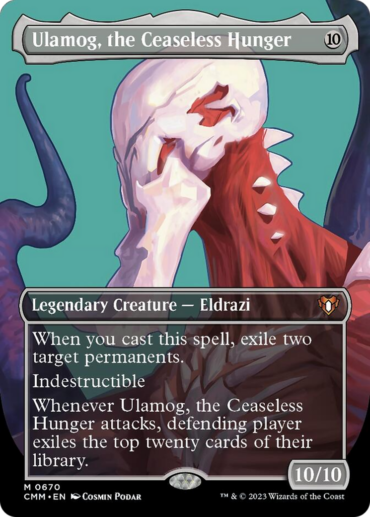 Ulamog, the Ceaseless Hunger (Borderless Profile) [Commander Masters]-1