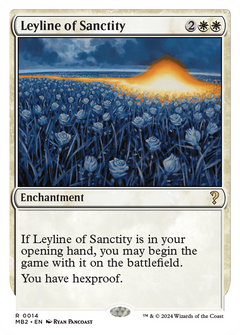 Leyline of Sanctity (White Border) [Mystery Booster 2]-1