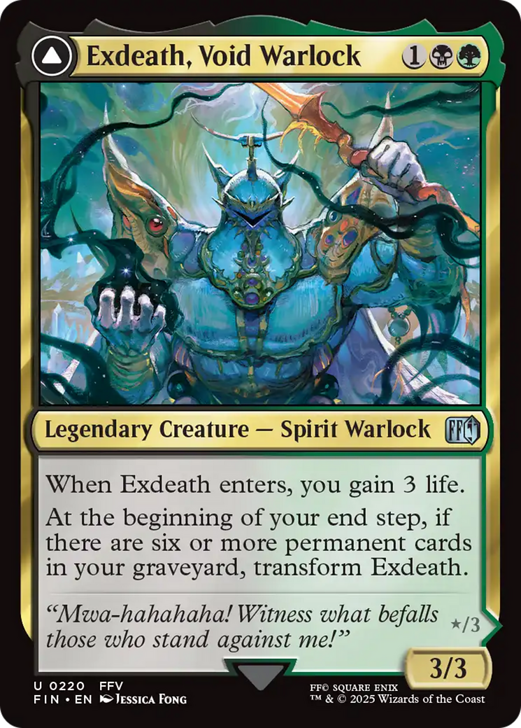 Exdeath, Void Warlock // Neo Exdeath, Dimension's End [FINAL FANTASY]-1