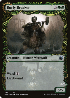 Burly Breaker // Dire-Strain Demolisher (Showcase Equinox) [Innistrad: Midnight Hunt]-3