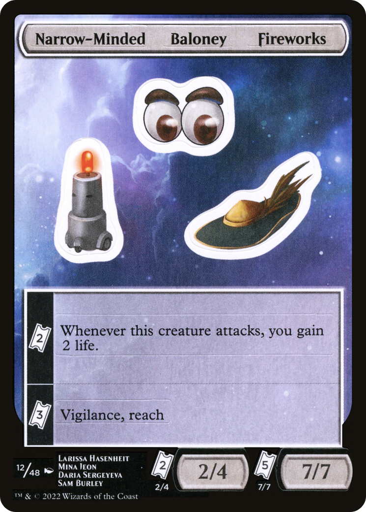 Narrow-Minded Baloney Fireworks [Unfinity Stickers]-1