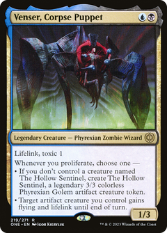 Venser, Corpse Puppet (ONE-219) - Phyrexia: All Will Be One Foil-1