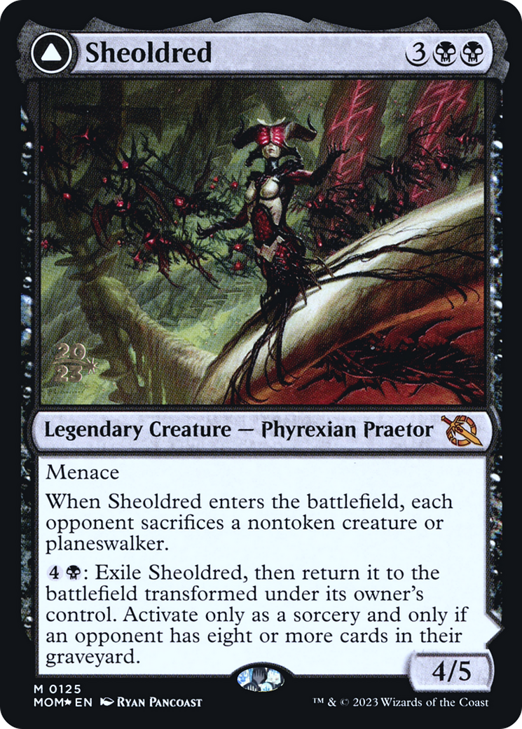 Sheoldred // The True Scriptures [March of the Machine Prerelease Promos]-1