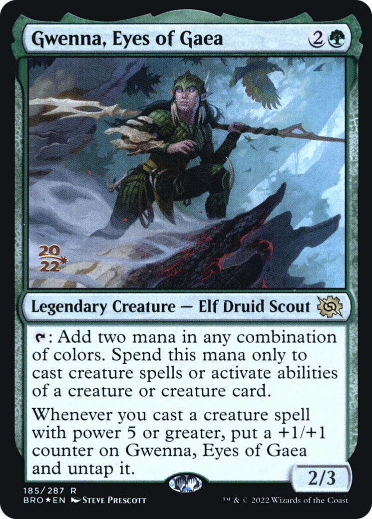 Gwenna, Eyes of Gaea [The Brothers' War Prerelease Promos]-1
